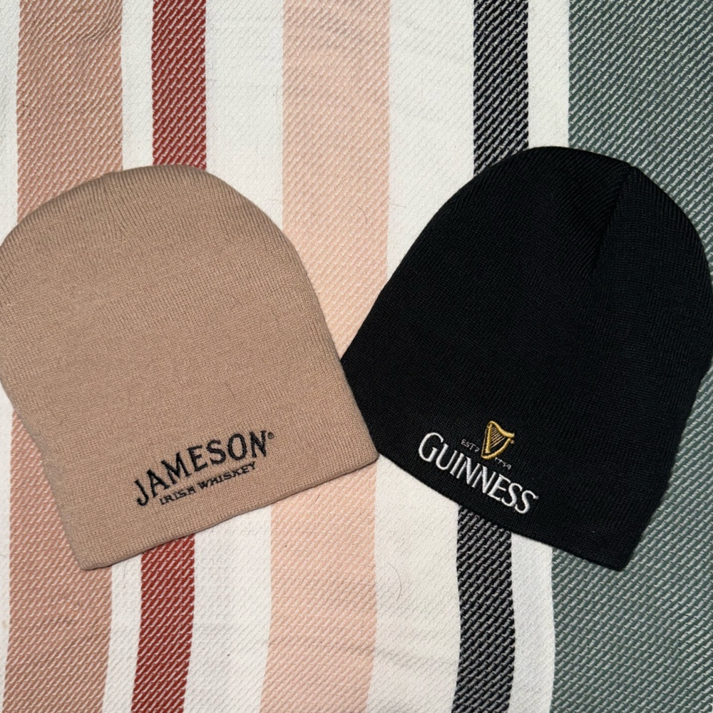 Guinness & Jameson Beanie Set